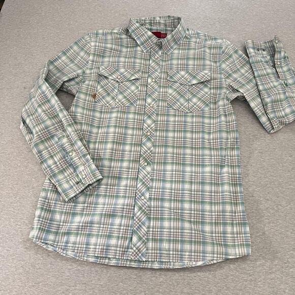 Browning Heritage Collection Shirt Mens XL Plaid Pearl Snap Western Cowboy - Picture 1 of 10